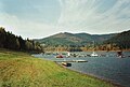 Barragem do rio Innerste nas montanhas Harz.