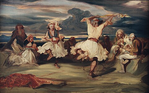 Danseurs albanais, 1835 Musée des Beaux-Arts de Brest