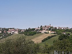 Skyline of Ziano Piacentino