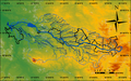 Verlauf der Malapane und ihre Nebenflüsse