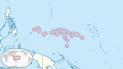 Situación d'osEstados Federatos de Micronesia