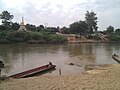 The border along the Moei river, with Myanmar on the opposite bank