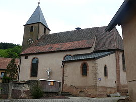 The church in Bernardvillé