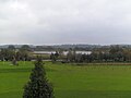 Croxall lakes viewed from highest point of Arboretum, across the Tame.