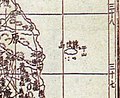 官撰『大韓地誌』（1899年）「大韓全図」（部分）