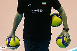 Iran men's national volleyball team in training, 30 December 2019 11.jpg