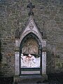 The John Spier memorial, designed by F T Pilkington, now at Beith Auld Kirk.