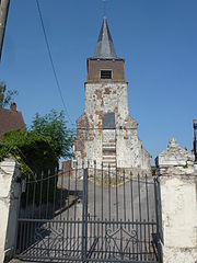 Façade de l'église.