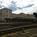 Stazione ferroviaria vista da via De Gasperi