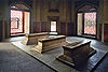 Cenotaphs, of Hamida Banu Begum, محمد داراشکوه etc. in a side room.