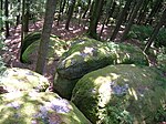 Wackelstein aus Weinsberger Granit "Schwingender Stein"