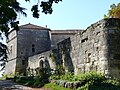 Château d'Estillac - Front de l'entrée avec les bastions.