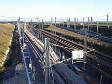 Le raccordement de Messy (Seine-et-Marne) relie la LGV Est européenne aux villes du Nord, de l'Ouest et du Sud-Ouest de la France via la LGV Interconnexion Est en Île-de-France.