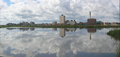 Panorama de Moncton, avec au centre la place de l'Assomption.