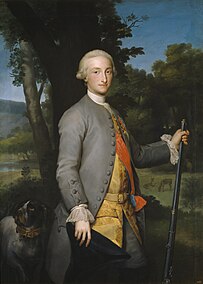 Príncipe das Astúrias, futuro Carlos IV da Espanha (са. 1765)