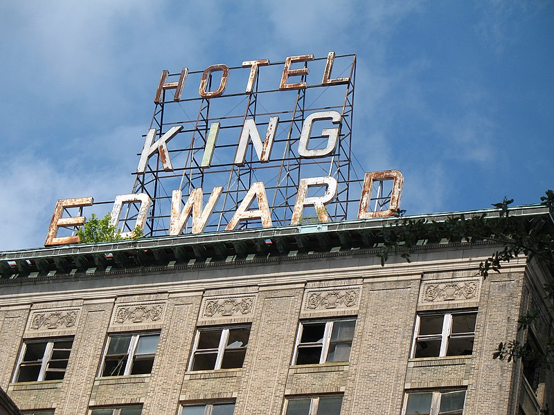 File:Hotel King Edward sign, 2006.jpg