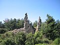 Ruins of the old castle of La Montanina