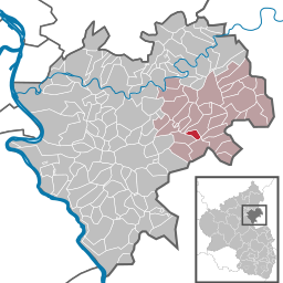 Läget för Mittelfischbach i Rhein-Lahn-Kreis