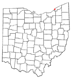 Location of Lakeline, Ohio