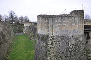 Angle sud ouest du donjon.