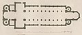 plan de la cathédrale avec ses deux absides