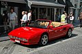 The Ferrari Mondial t, a production 4 seat mid-engined longitudinally-mounted, convertible