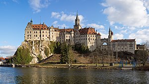 14. Platz: Milseburg mit Schloss Sigmaringen in Sigmaringen im Landkreis Sigmaringen