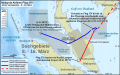 Initial search areas (German)/Kawasan carian awal (Bahasa Jerman)/最初搜索区域 （德文）/Das anfängliche Suchgebiet (Deutsche version)