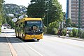 The trolleybus in Bergen (line 2), at Mannsverk