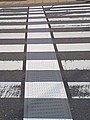 横断歩道用点字ブロック。