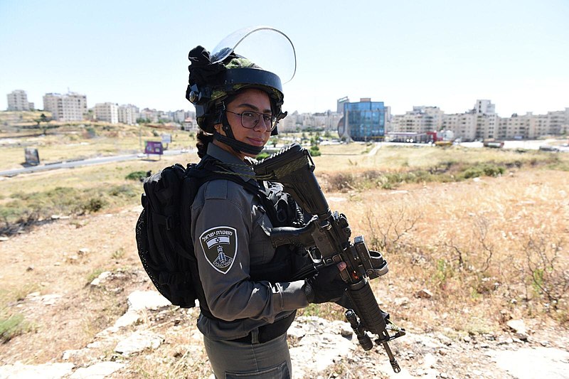 File:Border Police officers of Israel during COVID-19 pandemic, June 2020.jpg