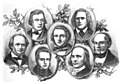 File:Die Gartenlaube (1898) b 0015_2.jpg W. Weber, W. Grimm, F. C. Dahlmann, G. Gervinus, F. Grimm, H. Ewald, E. Albrecht Die Göttinger Sieben