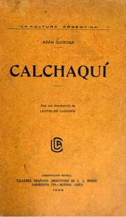 Thumbnail for File:Quiroga, Adán - Calchaquí (1923).pdf