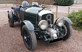 Two-seater Bentley 4½ Litre supercharged, 1929