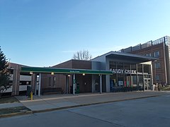 Sandy Creek transit station on the campus of George Mason University.jpg