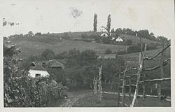 1929 postcard of Kovača Vas