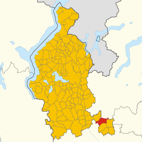 Poziția localității Gerenzano