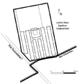 Mappa ricostruttiva del Castra Nova equitum singularium
