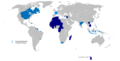 The French Empire and its possessions at different times in history.