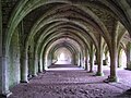 Refectori de l'abadia de Fountains (Yorkshire)