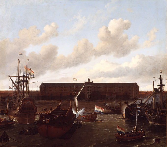 File:The dock of the Dutch East India Company at Amsterdam.jpg