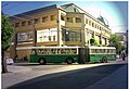 An ex-Geneva articulated trolleybus (built in 1965 by Berna), in Valparaíso, Chile.