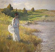 William Merritt Chase (c. 1895), An Afternoon Stroll