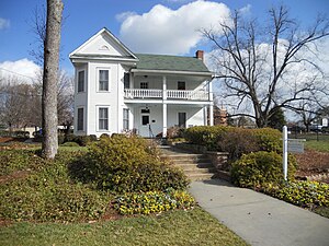 The Dunwoody Farmhouse, historic center of the community.