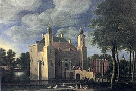 Het Huis te Linschoten in 1654