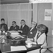 Persconferentie Emile Roche in gebouw Voorl Europese Gemeenschappen te Den Haag, Bestanddeelnr 915-7255.jpg