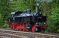 93.1360 bei der Wutachtalbahn im Lackierungsschema der Deutschen Reichsbahn