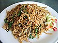 Mi goreng with chicken and shrimp in Jakarta