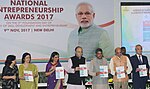 Thumbnail for File:Arun Jaitley releasing the publication at the presentation of the National Entrepreneurship Awards 2017, on the occasion of the 3rd Foundation Day of MSDE, in New Delhi.jpg