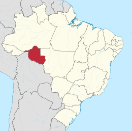 Rondônia – Localizzazione